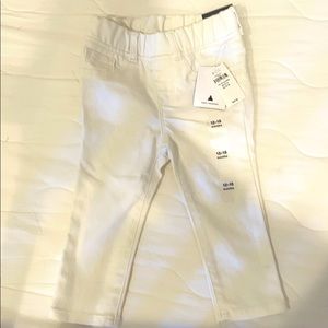 Gap white jeans - toddler girls